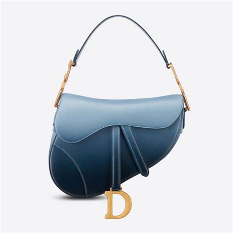 dior indigo blue saddle bag|Saddle Bag Indigo Blue Gradient Calfskin .